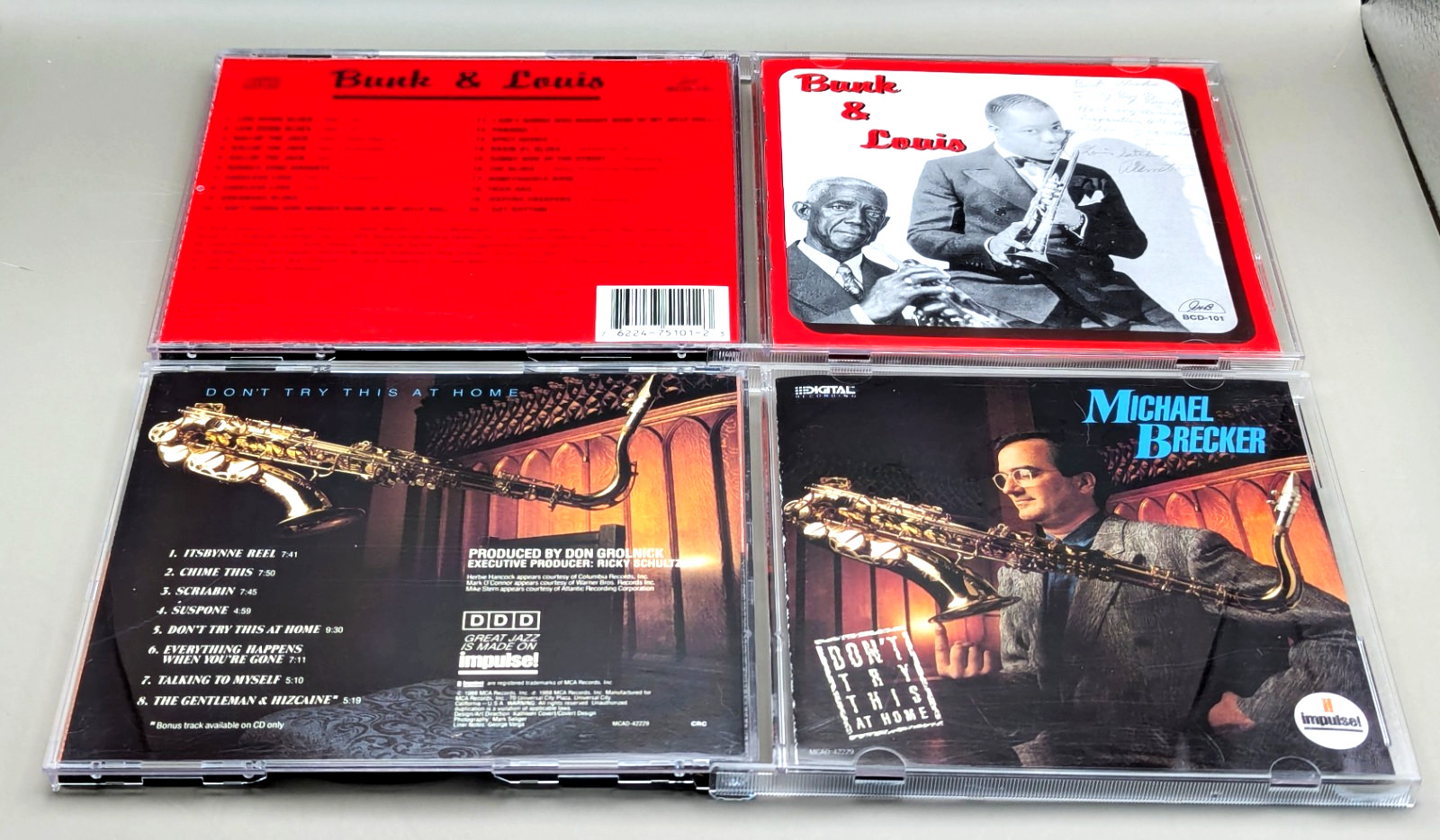 Jazz CD Lot John Coltrane Erroll Garner Charlie Christian Bunk & Louis Flanagan