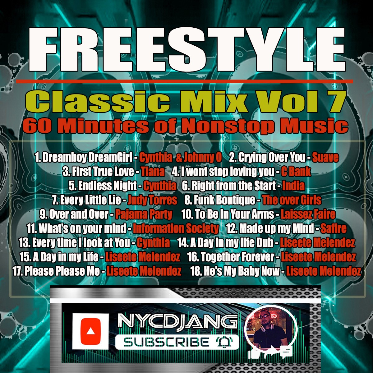 90's Freestyle Classic Mix Vol 7 Nonstop Mix Various Artists