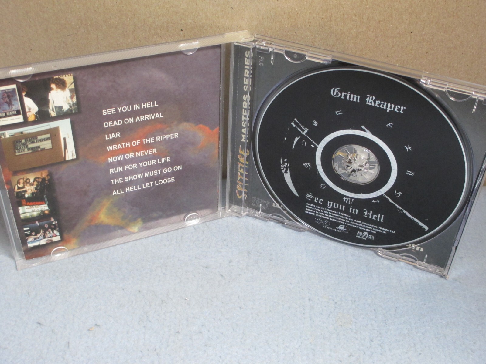 Grim Reaper - See You In Hell (CD - 1983 / 2000 Spitfire Master 5126-2) RARE.!!