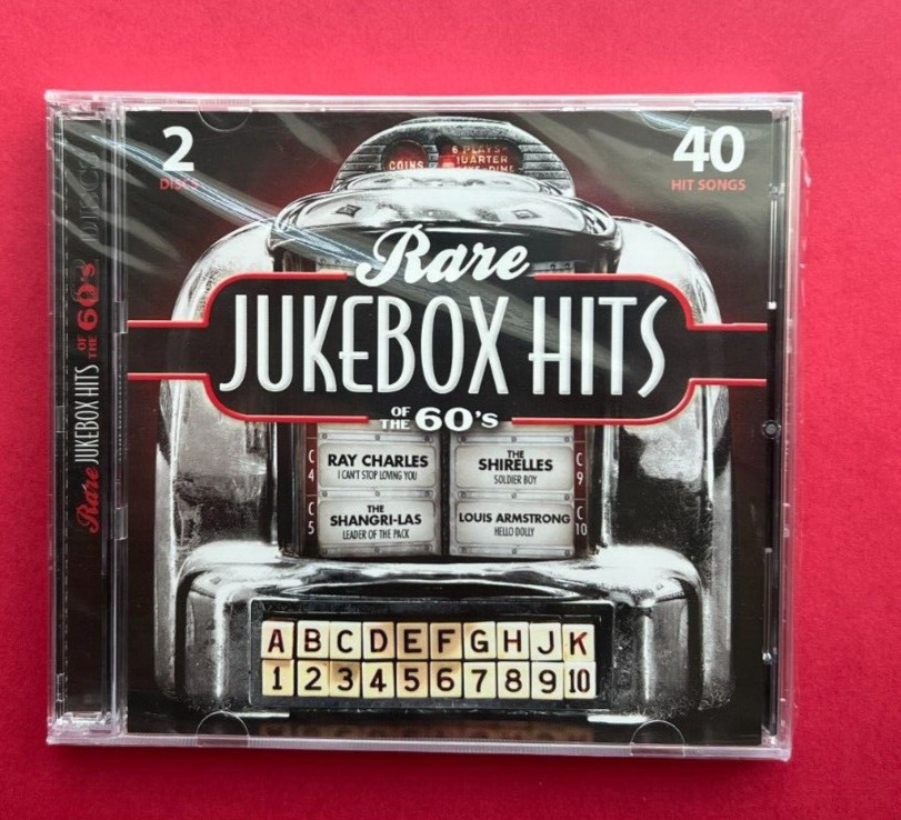 Rare Jukebox Hits Of The 60's by Various Artists (CD, 2015) 2 CD set~ NEW SEALED