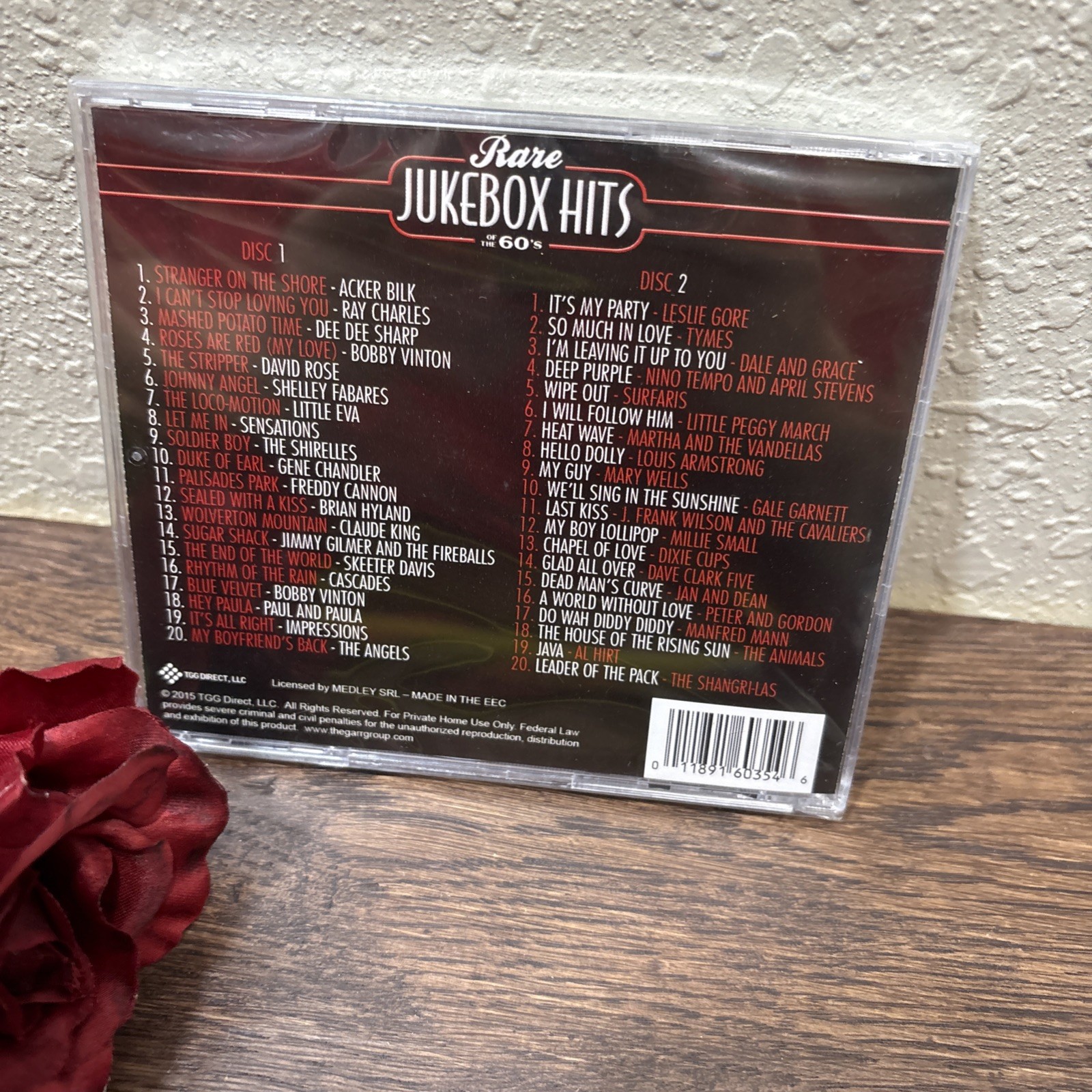 Rare Jukebox Hits of the 60's (CD, 2015, Bobby V, Ray Charles, Al Hirt Etc.) New