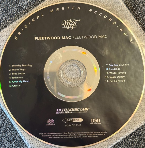 Fleetwood Mac - Fleetwood Mac (SACD MFSL) - ROCK *SEALED*