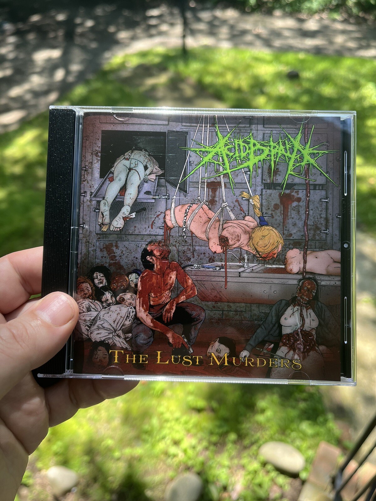 AcidBrain The Lust Murders CD New Death Metal Brutal Heavy Brutal Gore Grindcore
