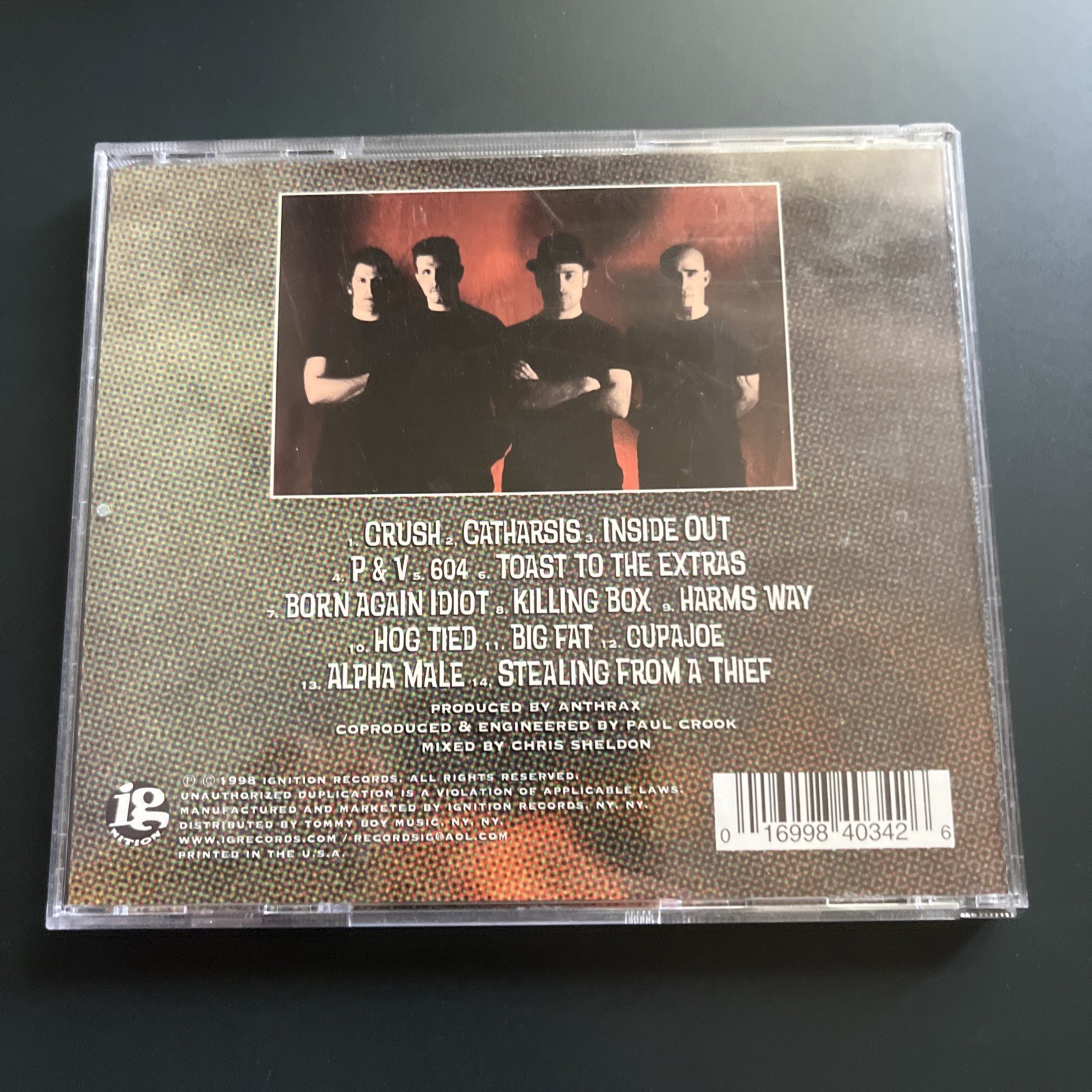Anthrax - Volume 8 - The Threat Is Real CD - 1998 - Ignition Records