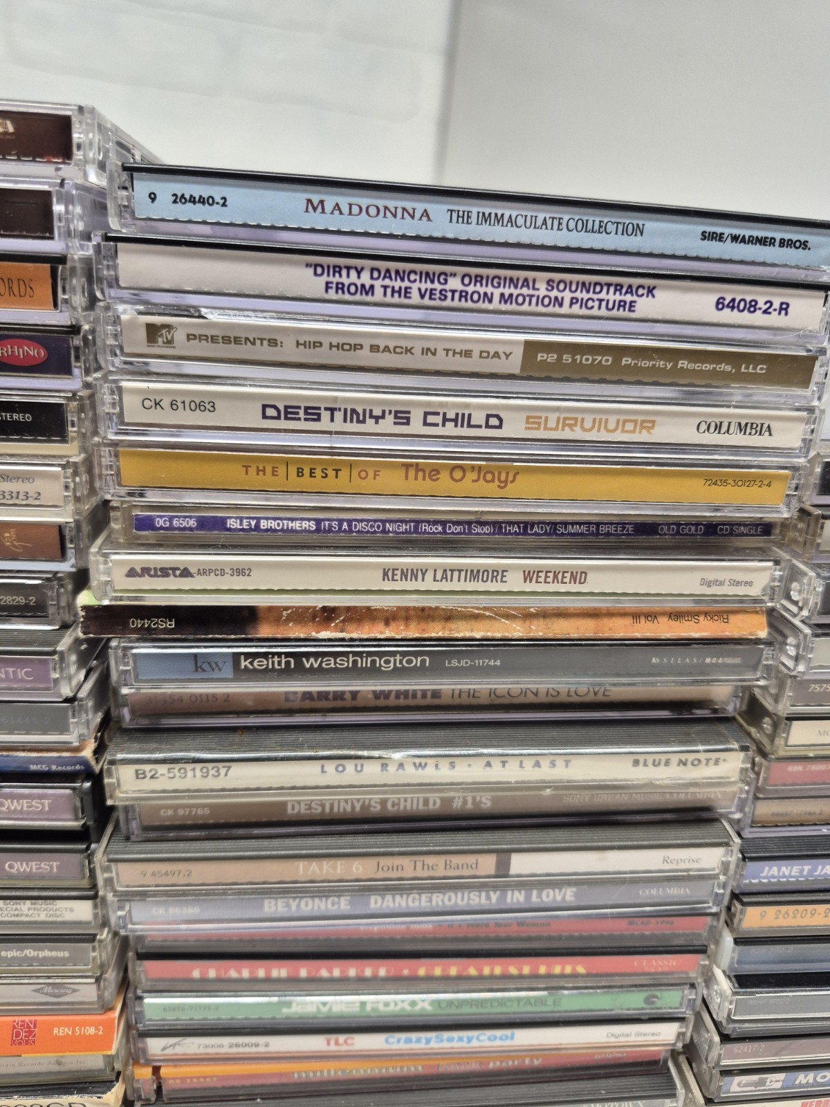 Large Funk Pop Soul RB Rap Cd Lot Of 60 Michael Jackson Snoop Dog And Many More