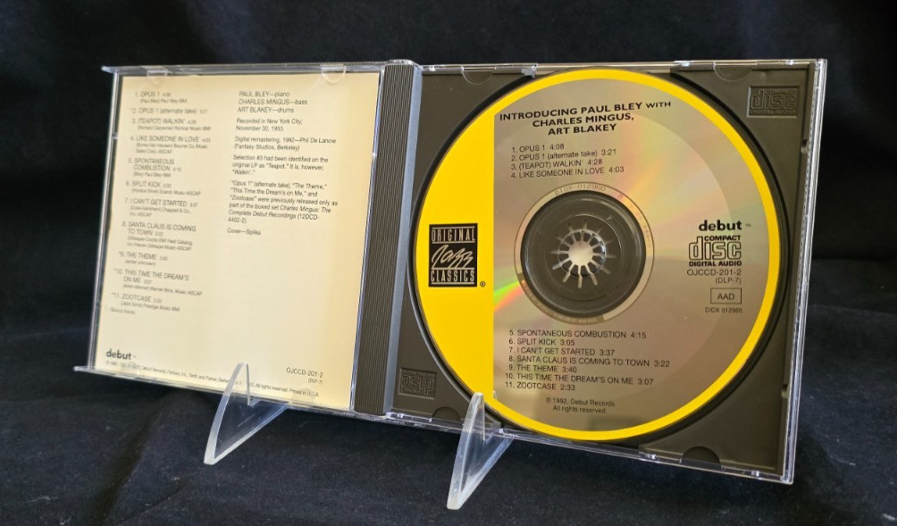 Paul Bley – Introducing Paul Bley (CD) 1992, Debut Records