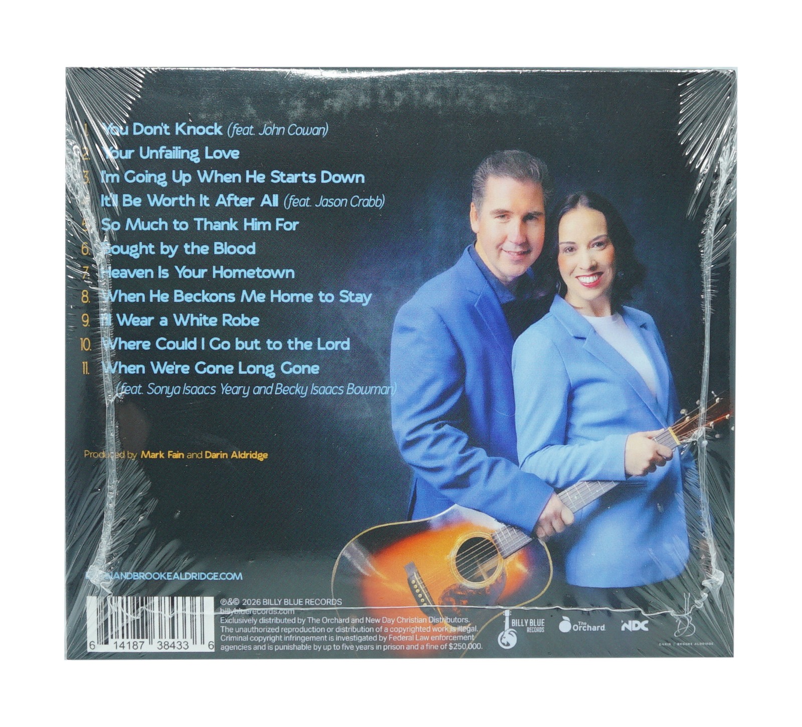Darin & Brooke Aldridge Soul Condition NEW CD Christian Bluegrass Americana
