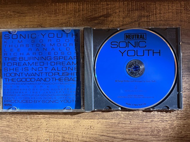 Sonic Youth 1982 EP CD Tested Indie Grunge Noise Rock Pioneers Tested GD+