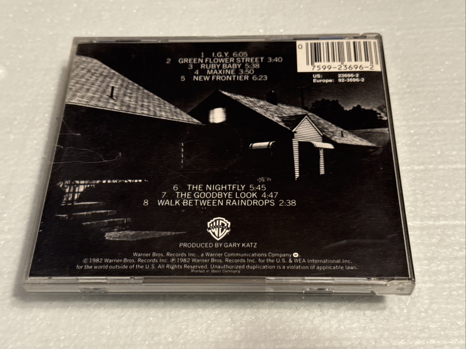 DONALD FAGEN [STEELY DAN] NIGHTFLY [1982] WEST GERMANY TARGET CD SMOOTH CASE