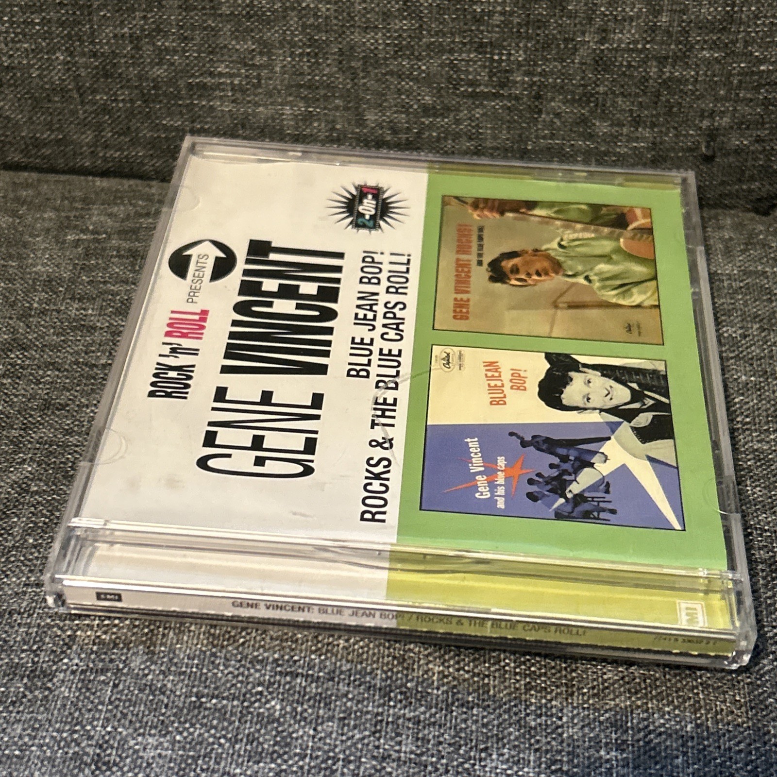 GENE VINCENT & THE BLUE CAPS- Blue Jean Bop/Gene Vincent Rocks 2on1 CD Rock Roll