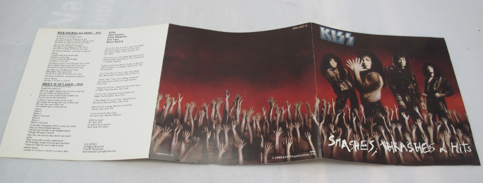 Kiss Smashes, Thrashes and Hits CD Greatest Hits VG+ Stanley Simmons Mercury