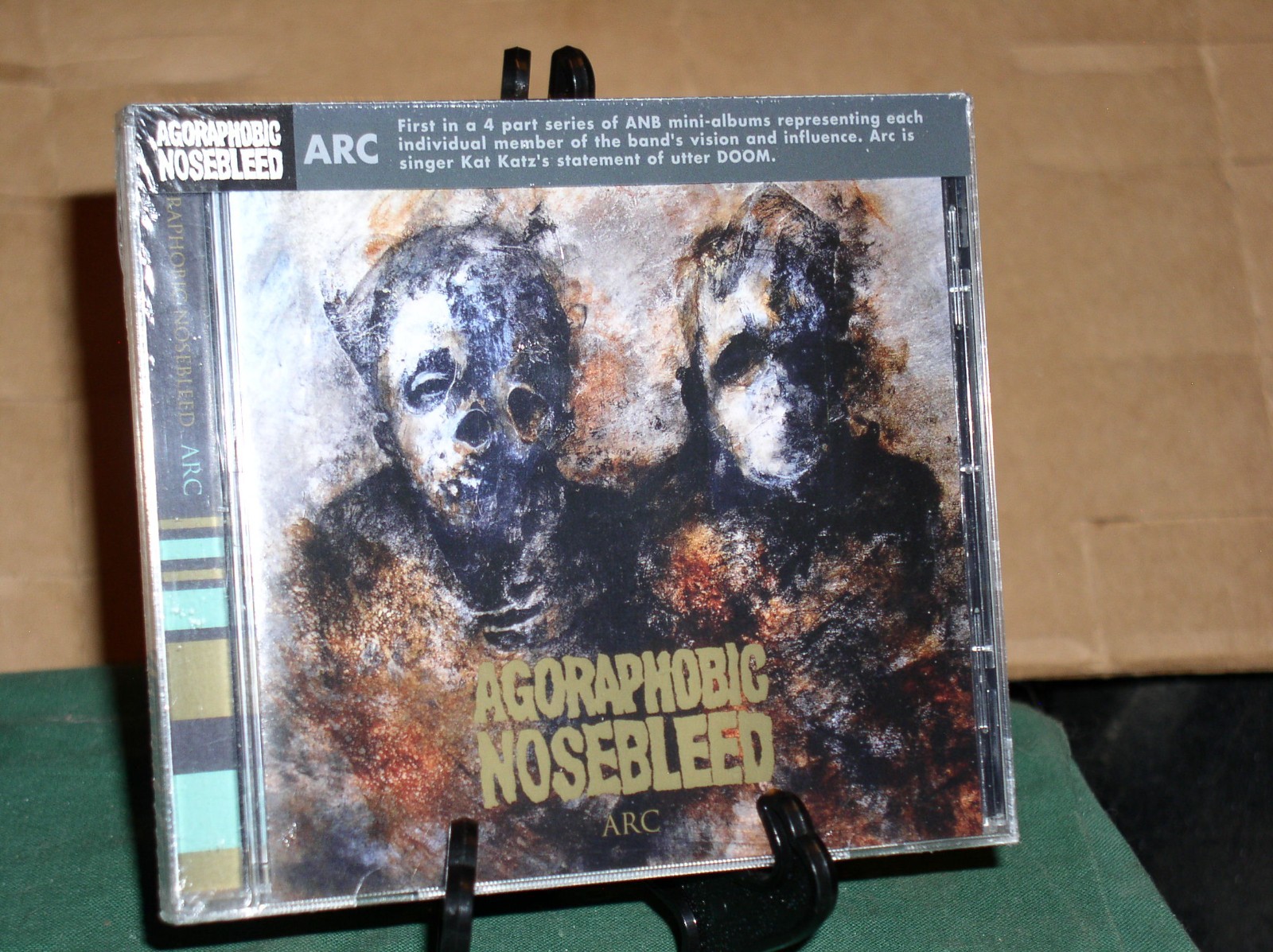 AGORAPHOBIC NOSEBLEED ~~ ARC CD RELAPSE (BRAND NEW SEALED)