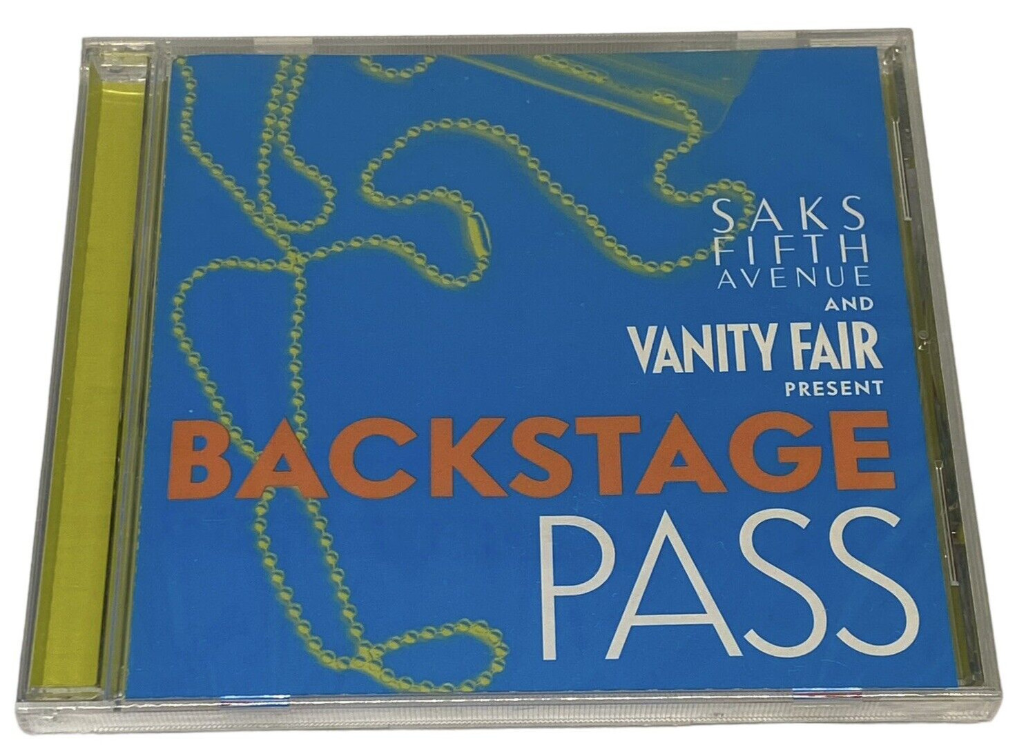 Backstage Pass Music CD 2001 Saks Fifth Avenue Vanity Fair Present Pop Rock New