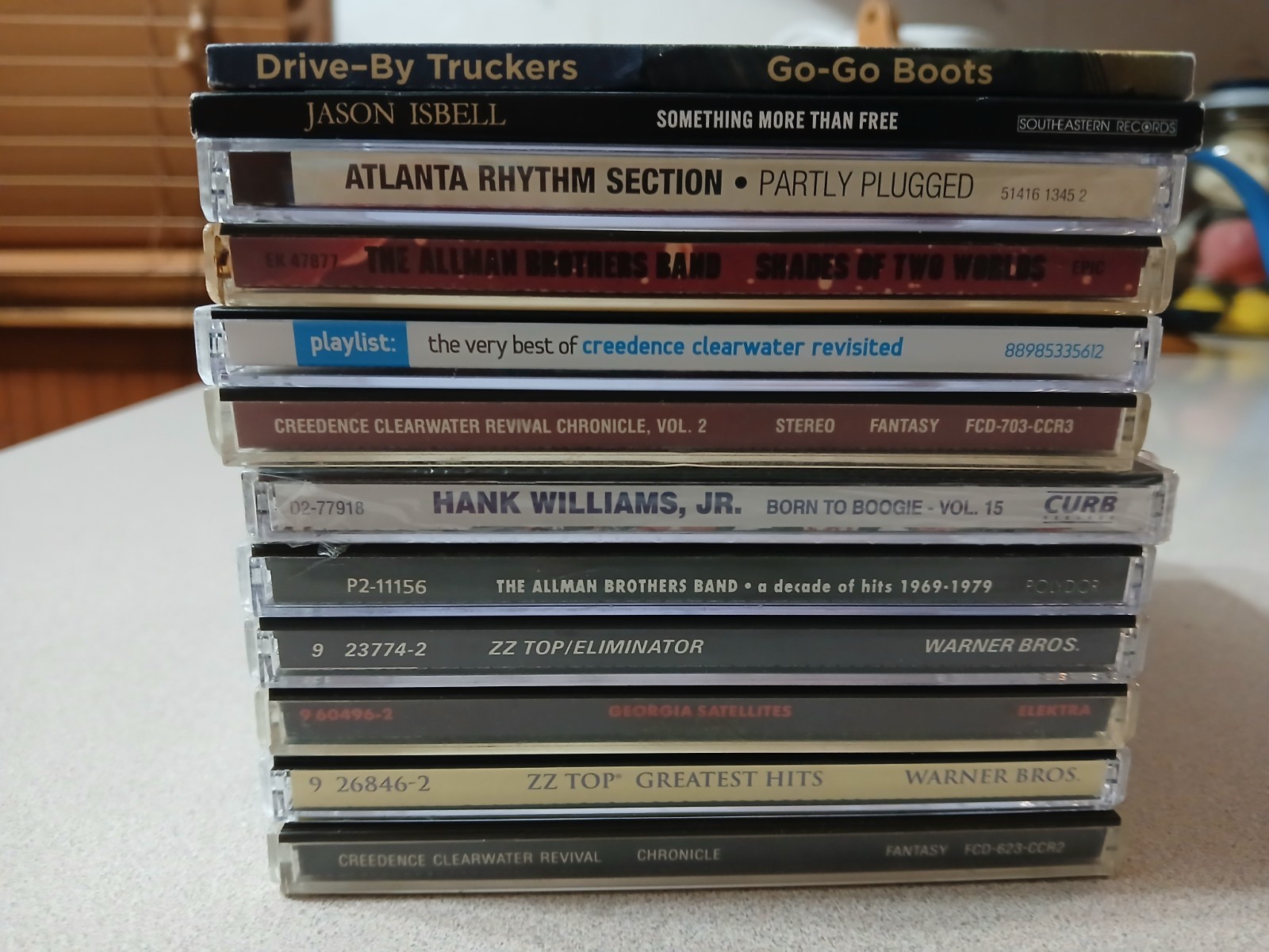 Southern Rock cd lot12 Allman Bros,ARS,Jason Isbell,Drive By Truckers,CCR,ZZ Top