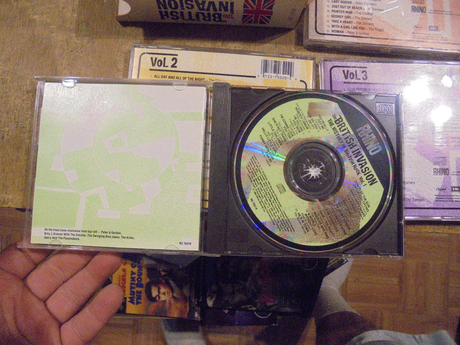 The British Invasion 4 CD Box Set The History of British Rock Rhino R2 72008