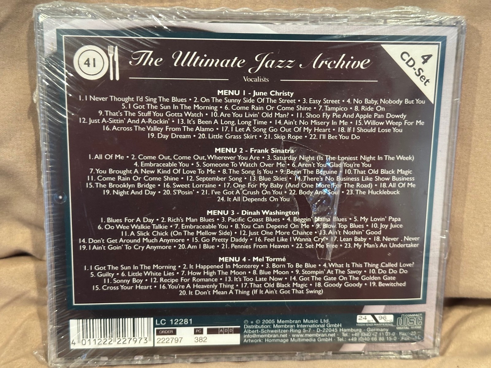 Ultimate Jazz Archive V. 41/June Christy, Sinatra, Dinah Washington, Mel Torme'