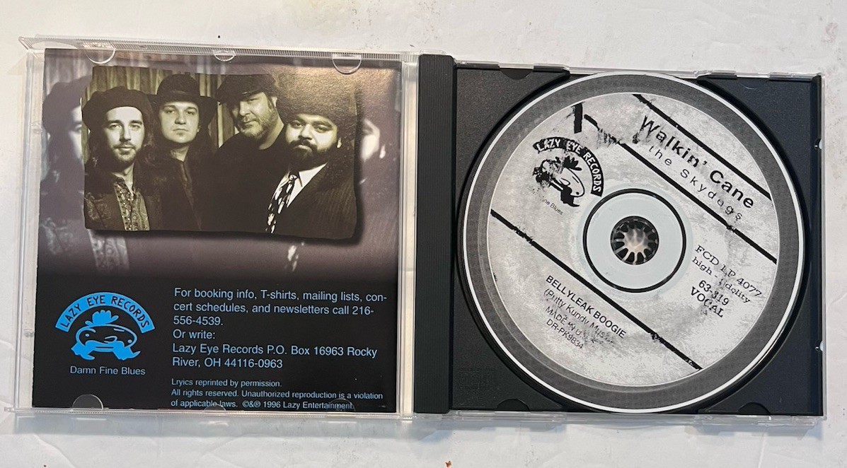 Walkin' Cane And The Skydogs- Help Yourself - CD - Tested