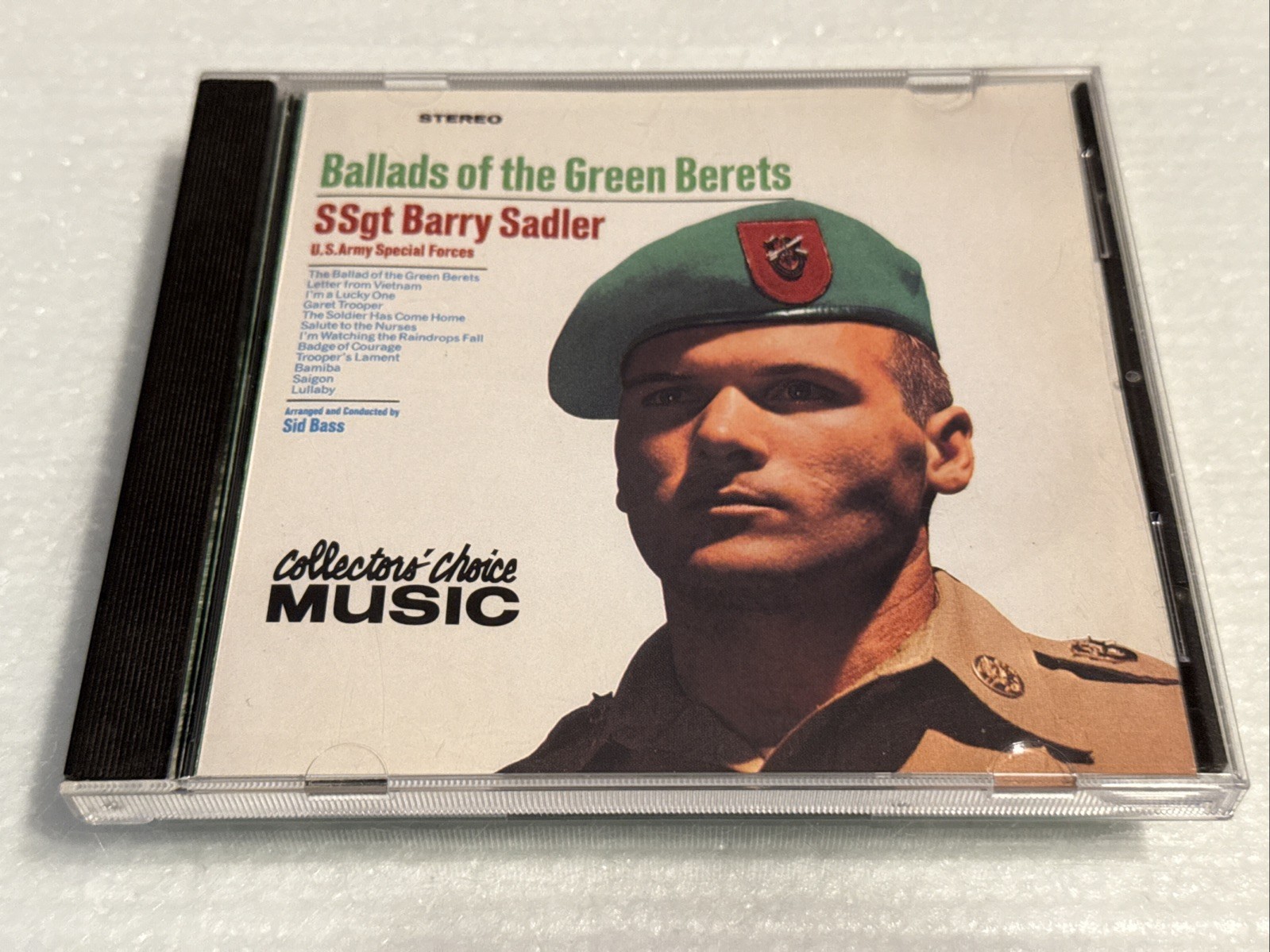 Ballads of the Green Berets by Barry Sadler (CD, 1998)