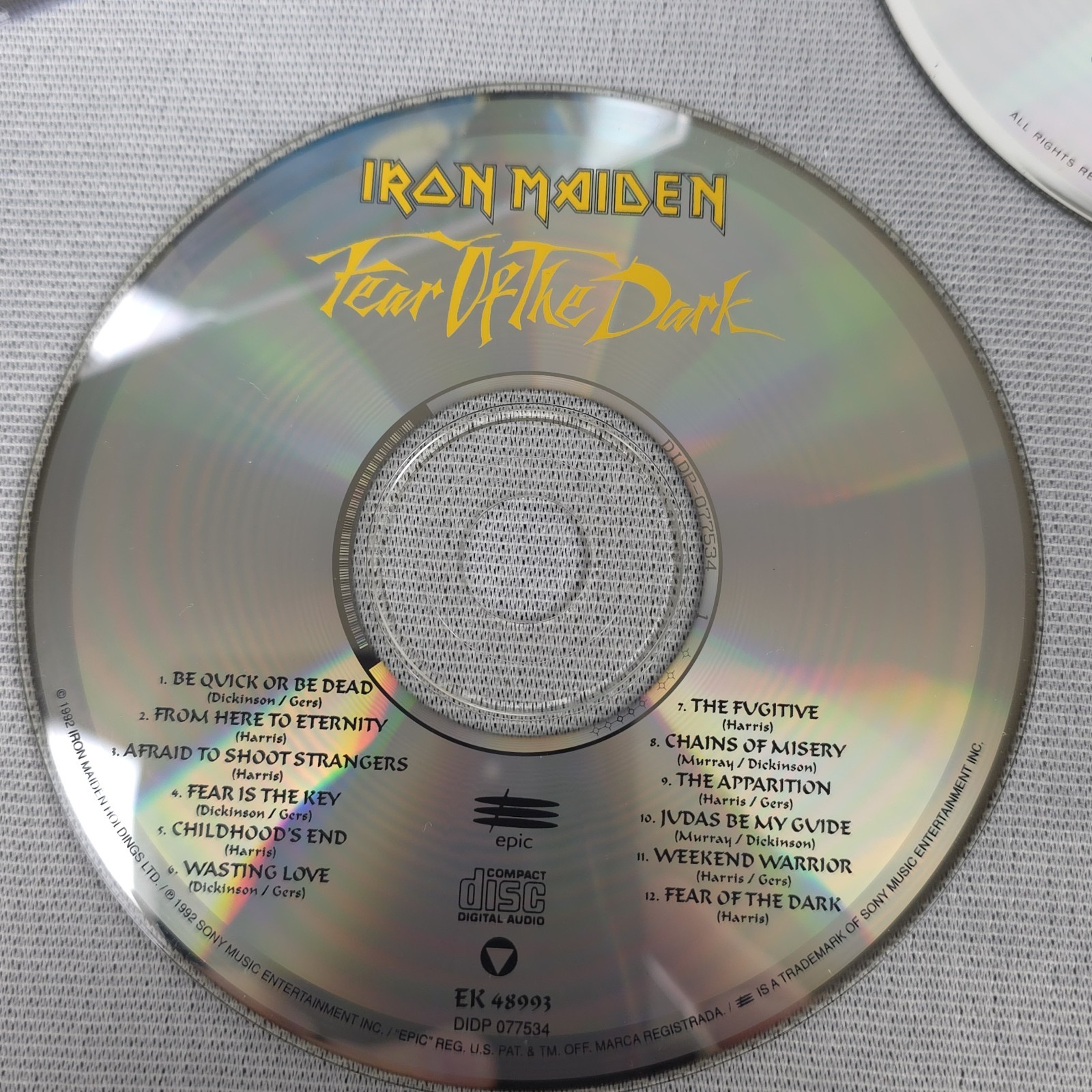 Iron Maiden CD Lot - Early Print Number Of The Beast 1982 Capitol, Piece Of Mind