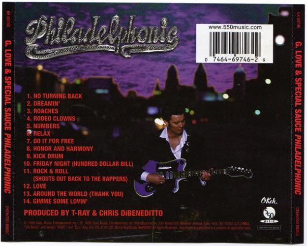 G. Love & Special Sauce - Philadelphonic (CD, Album) (Very Good Plus (VG+)) - 40