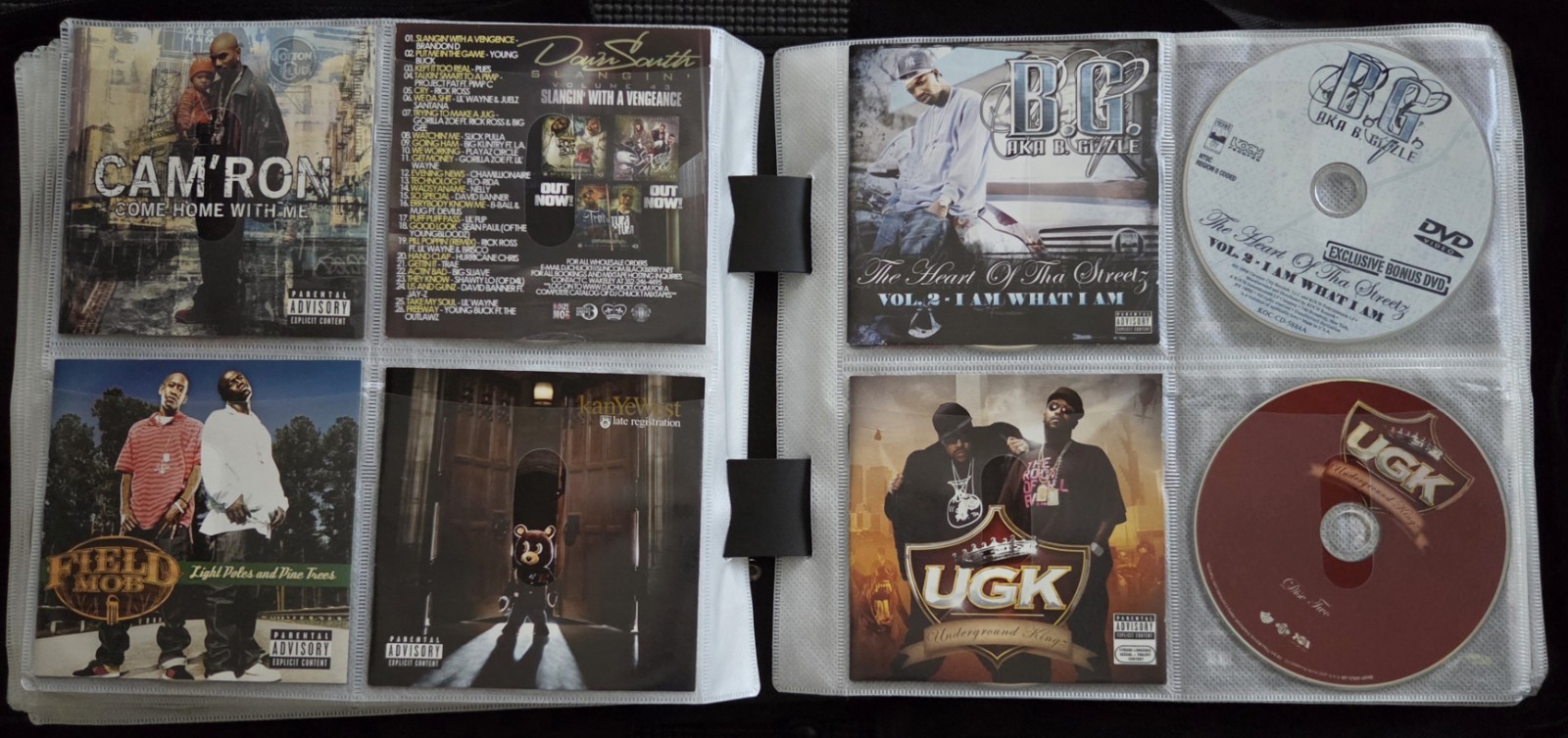 Vintage 90s/2000s Rap Hip-Hop Gangsta & Soul & R&B CDs In Binder - Some Rare