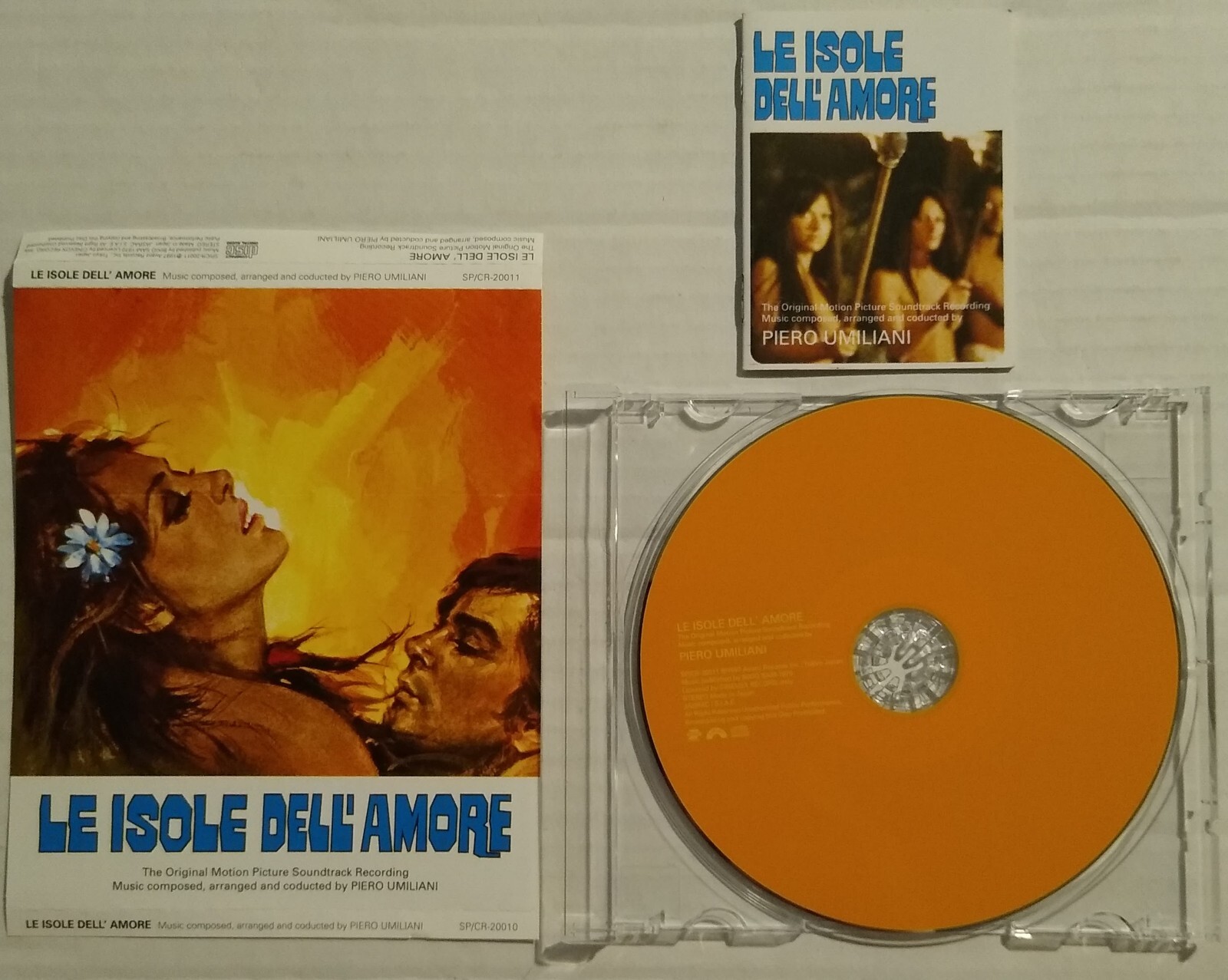 Le Isole Dell' Amore 1970 OST Soundtrack Piero Umiliani Avanz/Cinevox Japan