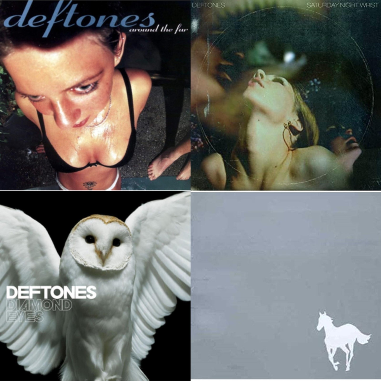 Deftones - Saturday Night Wrist & Around The Fur & White Pony & [New CD Bundle]