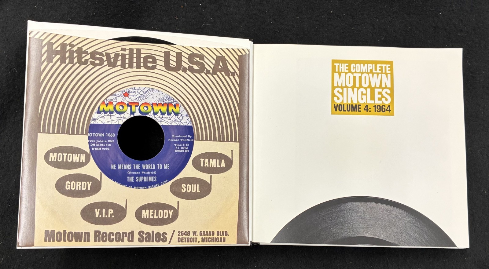 Complete Motown Singles Vol 4 1964 Hitsville USA 6 CD Box + Bonus 45 NM