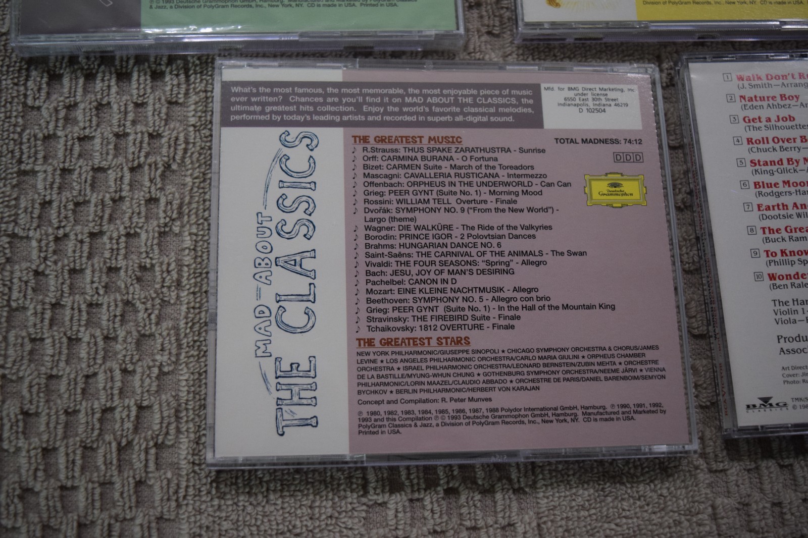 GEORGE CARLIN-"LOT OF 12 COMPACT DISC'S", 7 STILL SEALED