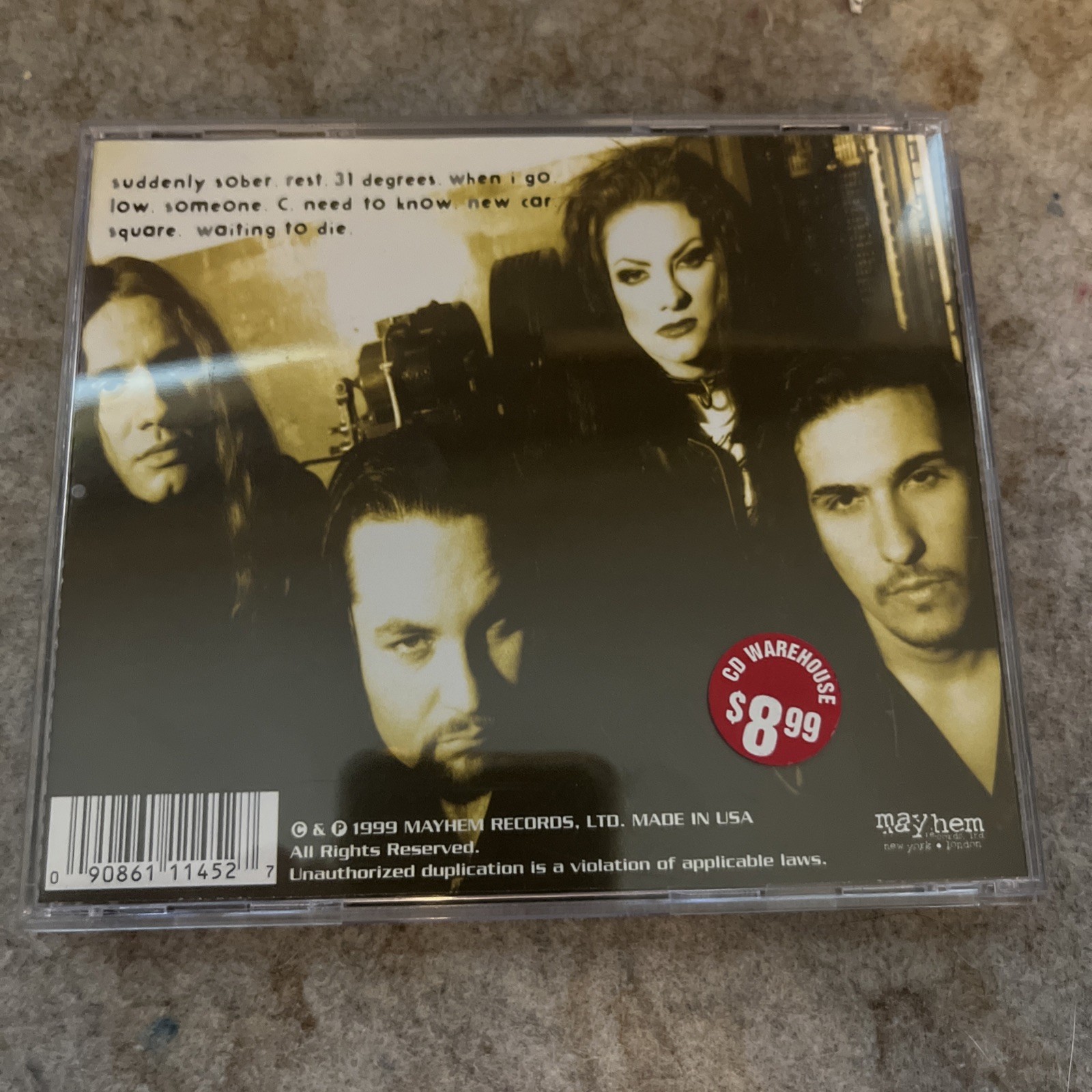 Sell Out * by Pist-On (CD, Feb-1999, Mayhem) excellent condition
