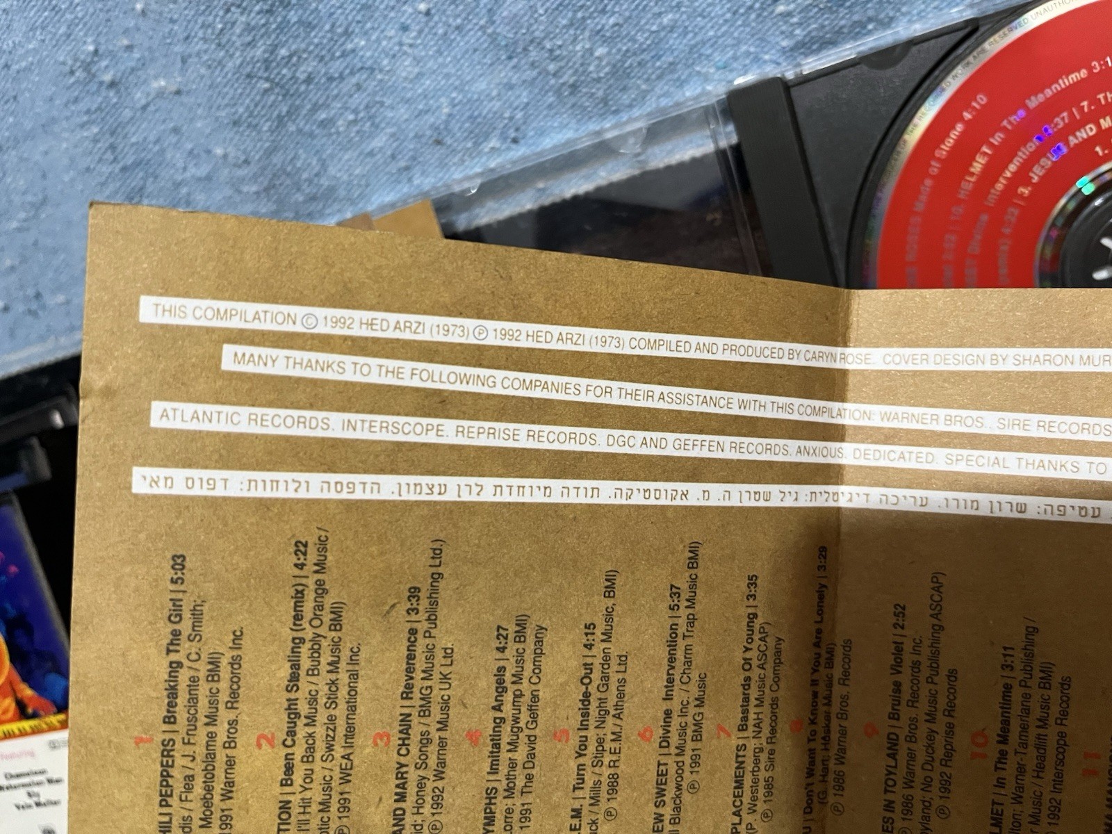 V/A "Post Modern" 80s 90s Alternative Grunge Indie Rock Comp. CD Israel Hed-Arzi