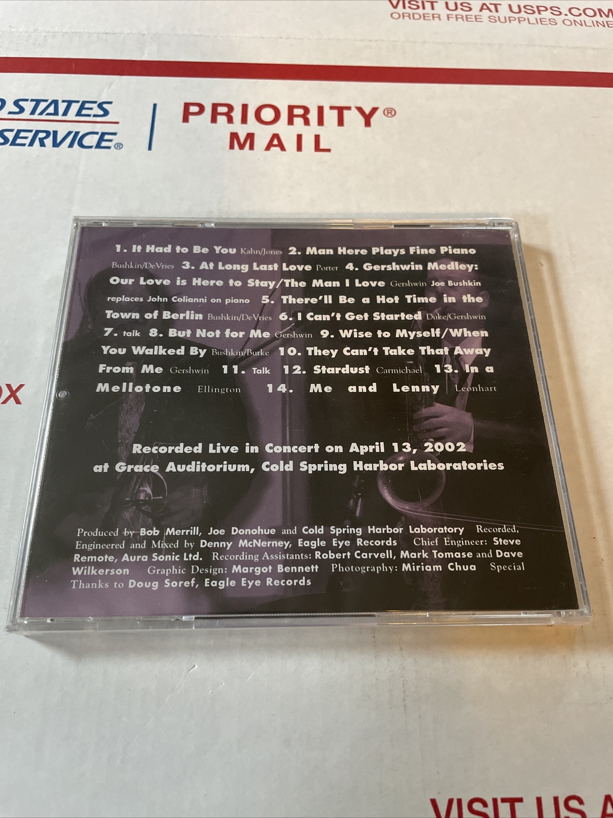 Jazz At The Lab 2022 Volume 2 CD An Evening With Joe Bushkin Bob Merrill