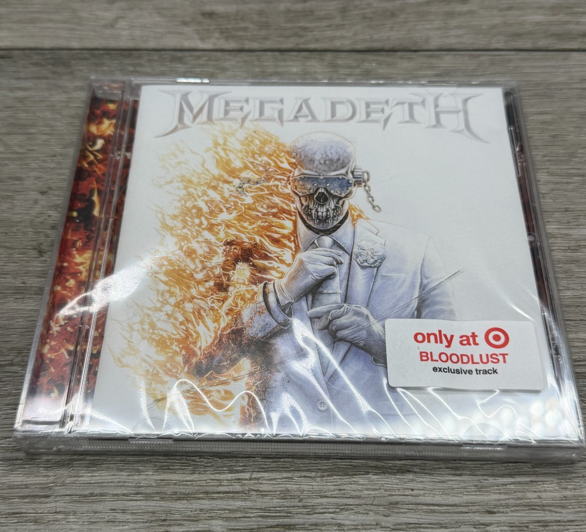 Megadeth Target Exclusive Bloodlust Self Titled Limited Edition Cracked case