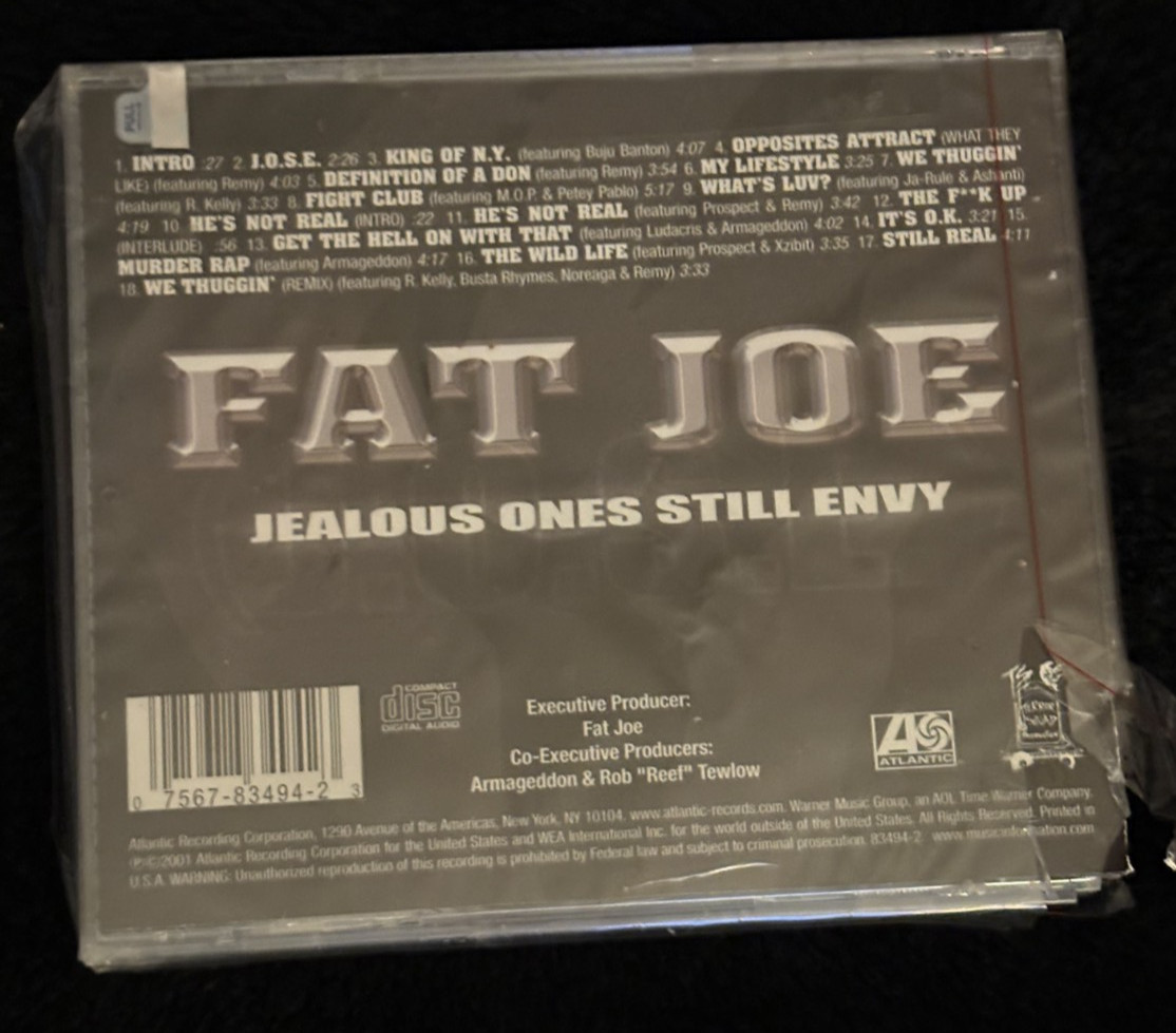 Jealous Ones Still Envy - Music CD By Fat Joe -New Sealed & Hype Sticker CHIPPED