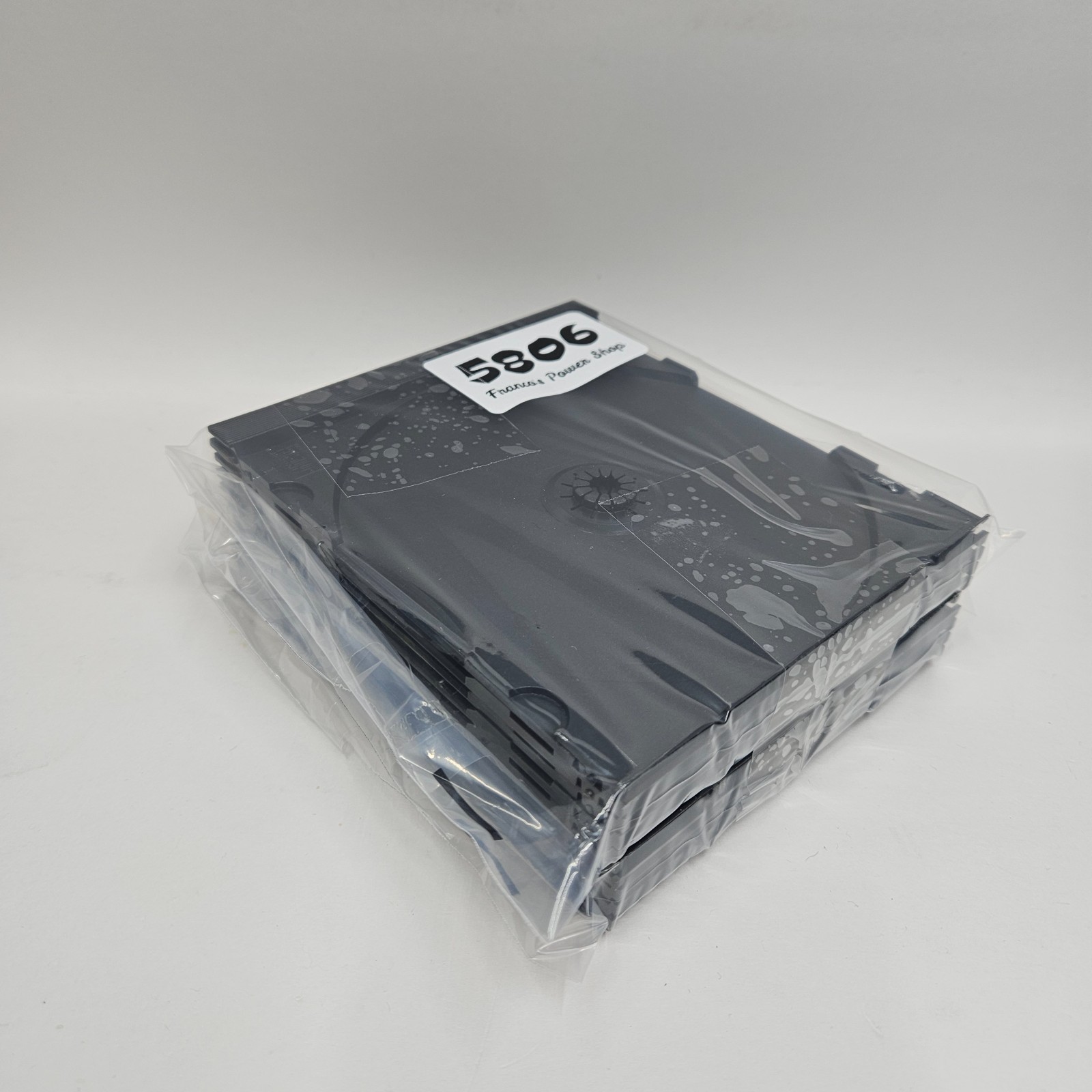CD Replacement Trays Lot Of 10 Standard VG+ Sanitized & Inspected Clear, Black