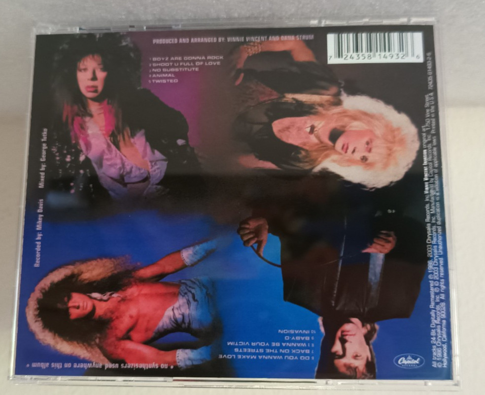 Vinnie Vincent Invasion CD (2003 remaster) KISS