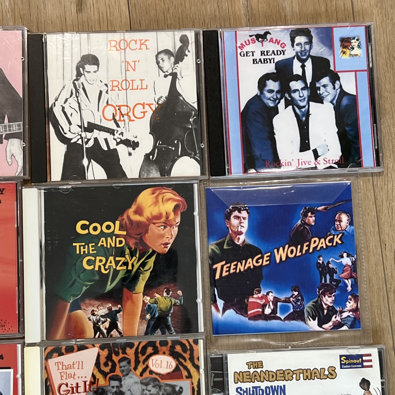 Rockabilly CD Collection Set Of 20 Good Condition Some Of Them Are RARE Set 12