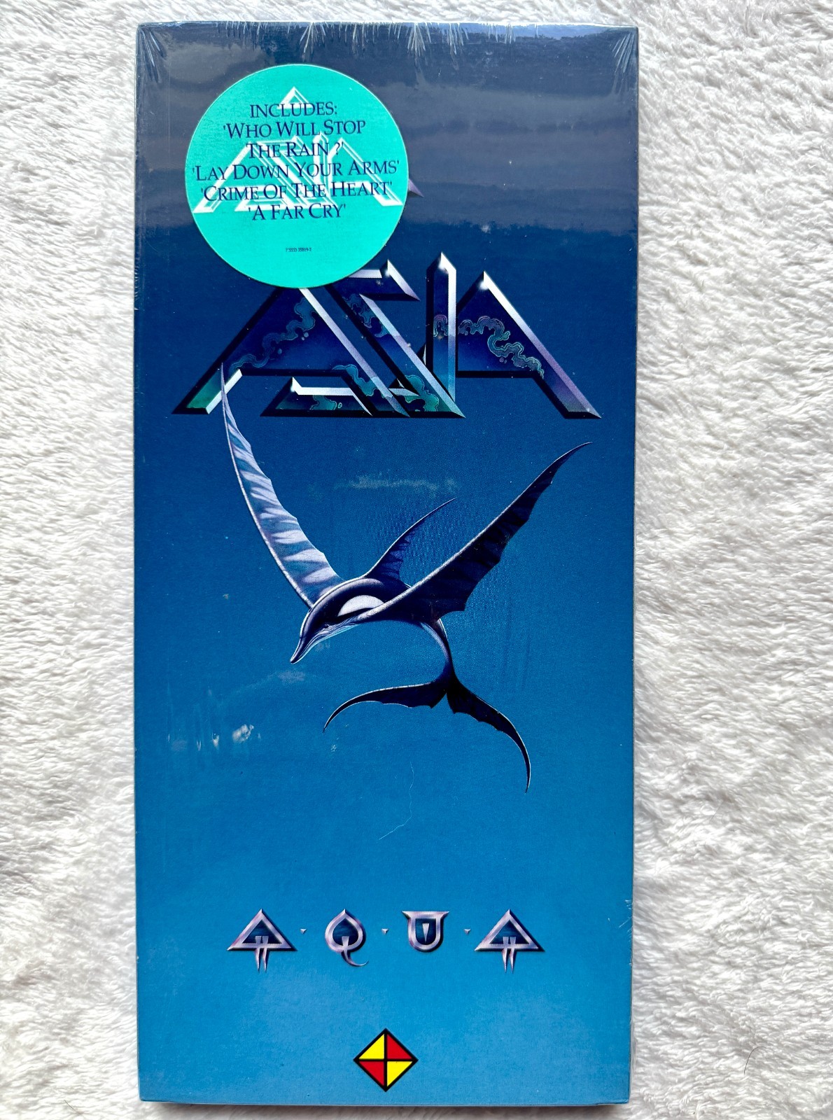 ASIA CD AQUA SEALED LONGBOX WHO WILL STOP THE RAIN PROMO BOX SET HYPE STICKER LP
