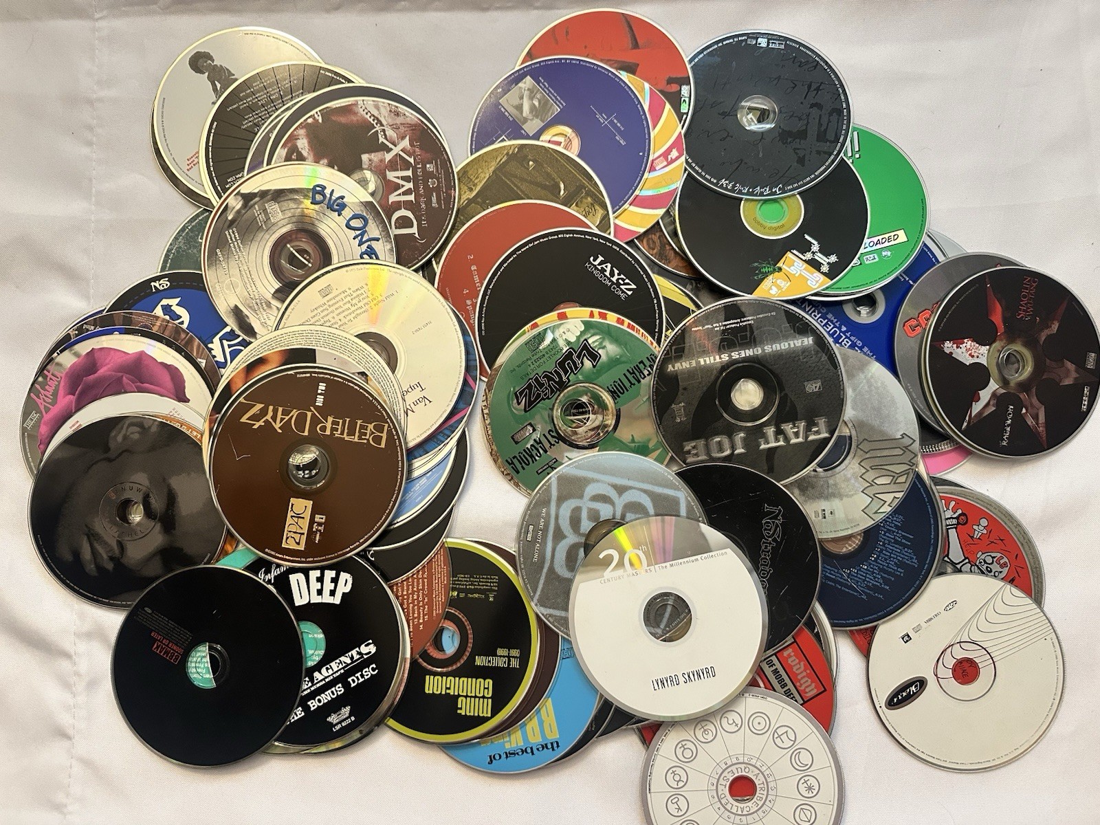Music CDs Lot Of 100 Disks Only Mixed Batch Various Artists