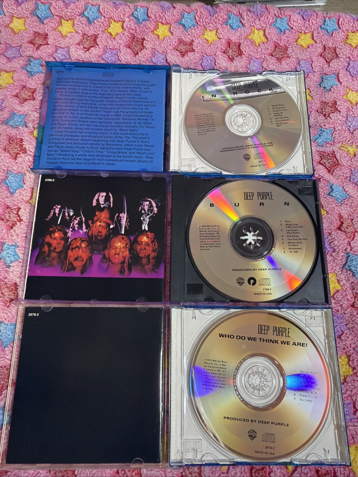 Deep Purple Music Cd Lot