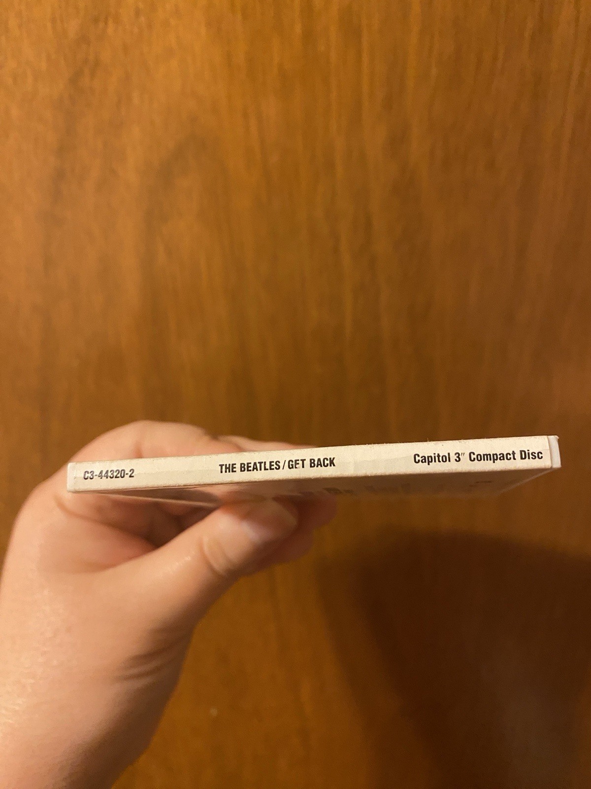 The Beatles Get Back/Dont Let Me Down 3 Inch Mini CD Single Capitol Records 1989