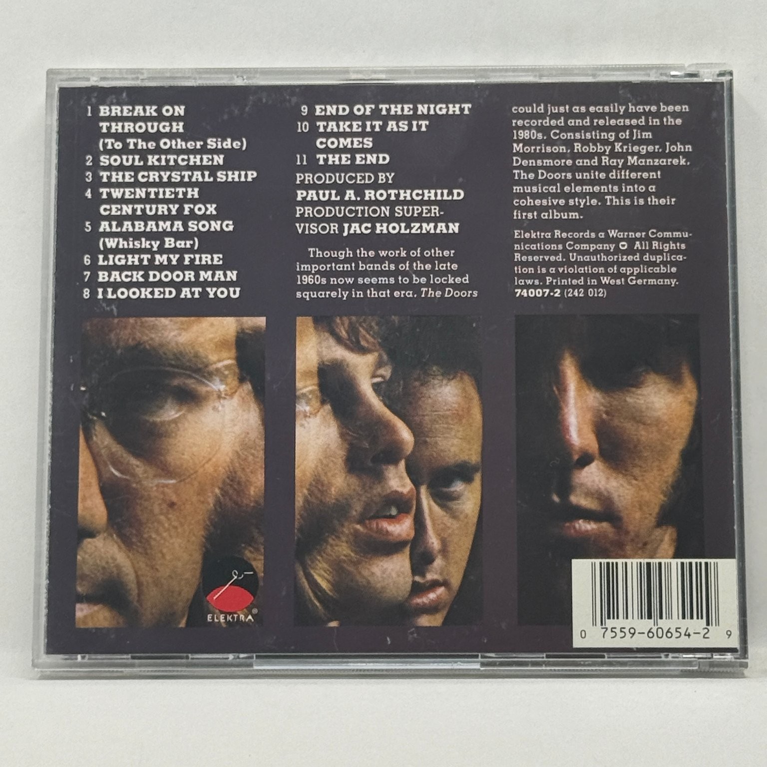 The Doors 4 CD Lot Debut Album Best Of American Prayer Jim Morrison Elektra