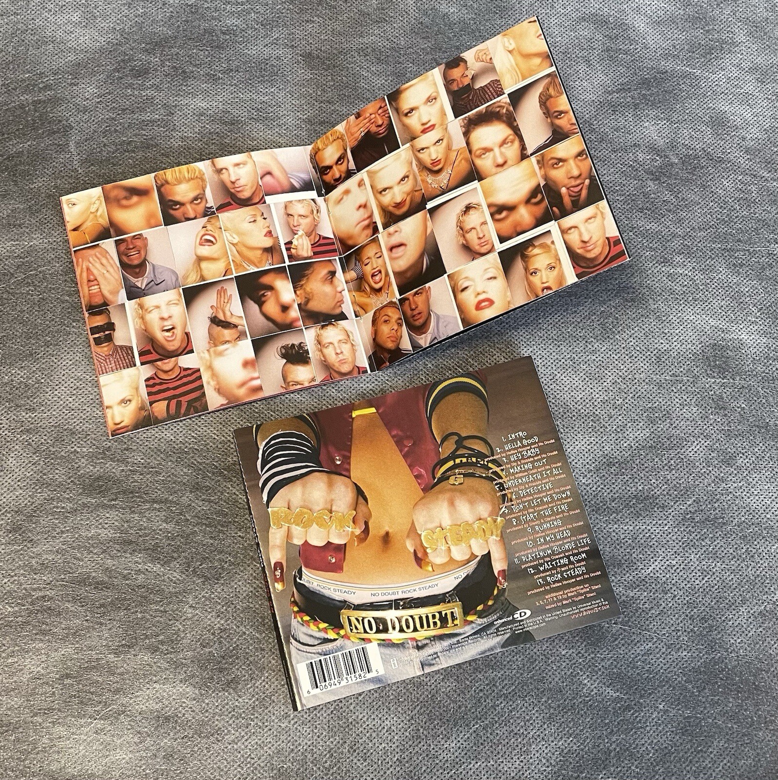 No Doubt Rock Steady CD Replacement Inner Paper Inlay Sleeve Cover