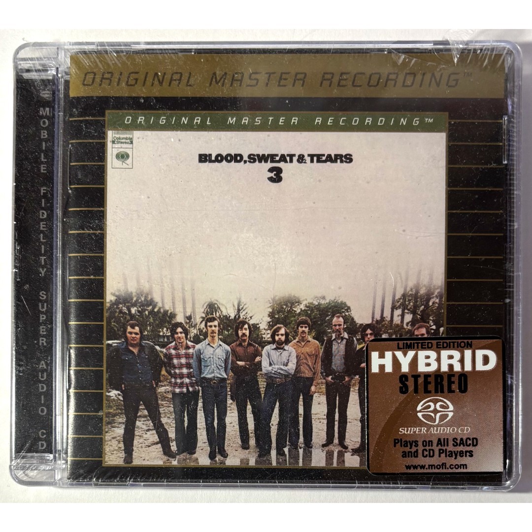 Blood, Sweat & Tears - 3 CD. New. Label Code: UDSACD 2013 Mobile Fidelity Sound