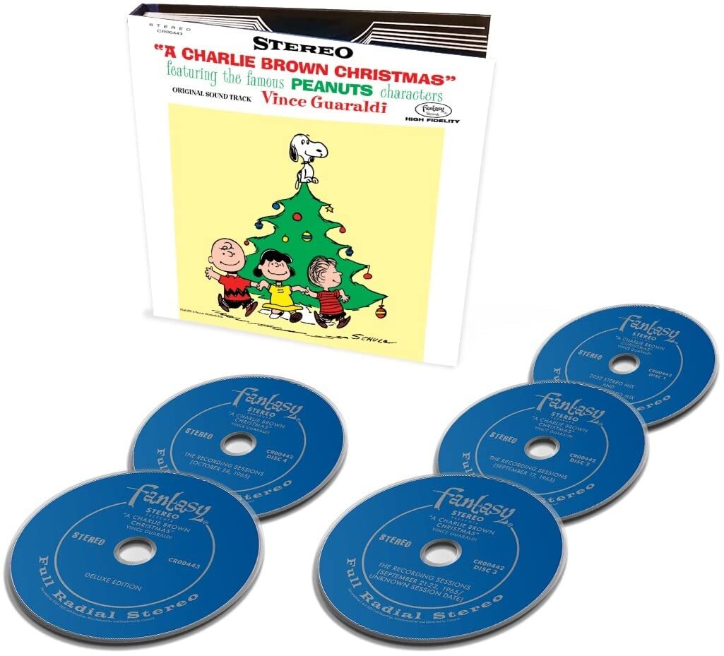 VINCE GUARALDI A Charlie Brown Christmas SUPER DLX ED 4 CD & Blu-ray Audio ATMOS