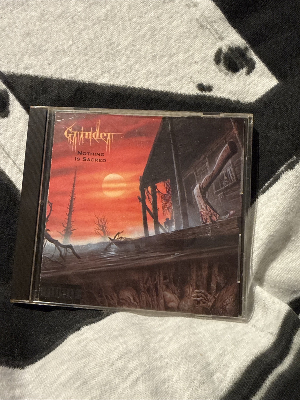 Grinder Nothing Is Sacred Cd 1991 First Pressing Promo Notch Thrash Speed Metal