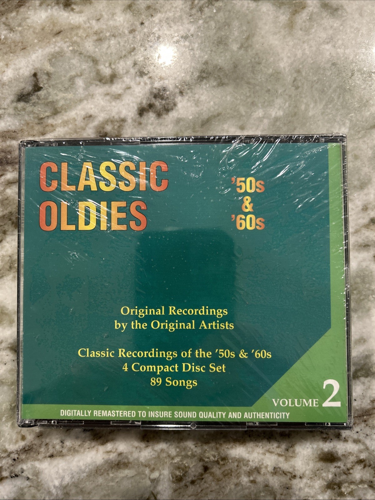 CLASSIC OLDIES VOL. 2 DIGITALLY REMASTERED 89 TRACKS 4 DISC NEW FACTORY SEALED