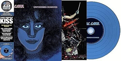 ERIC CARR Unfinished Business KISS CD (Vinyl Look-A-Like) The Fox Poster RareNEW