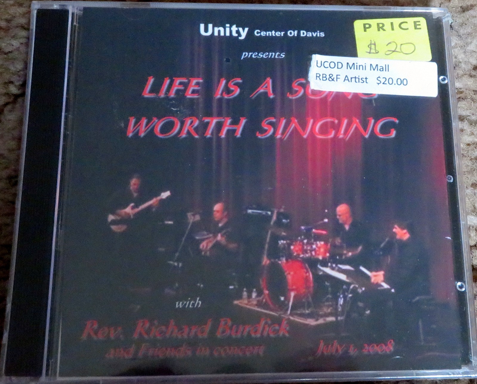 Unity Center of Davis (CA) - Life is a Song Worth Singing - Richard Burdick