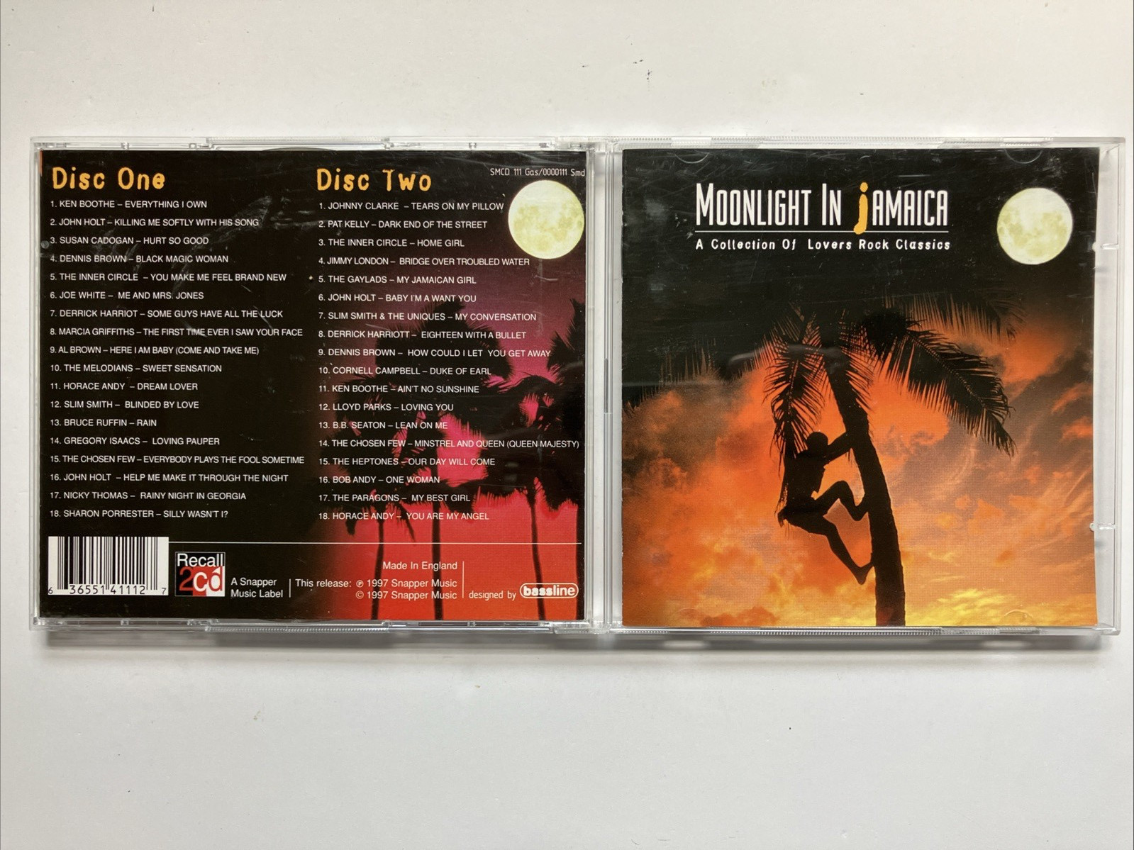 Moonlight in Jamaica: A Collection of Lovers Rock Classics 2-CD - Like New Cond.